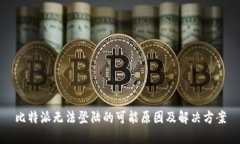 比特派无法登陆的可能原因及解决方案