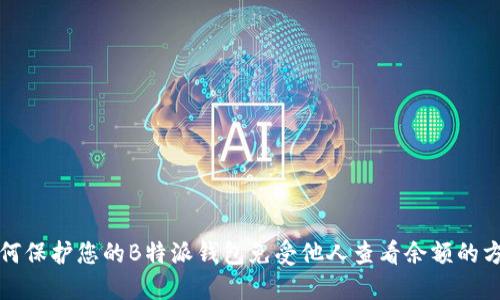 如何保护您的B特派钱包免受他人查看余额的方法
