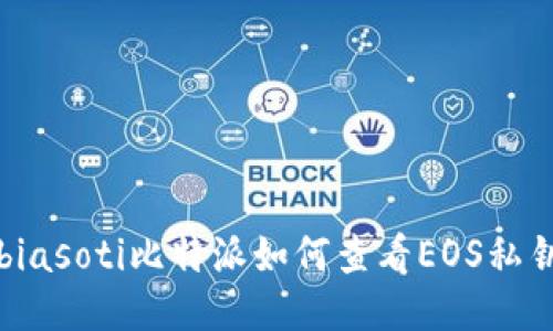 biasoti比特派如何查看EOS私钥
