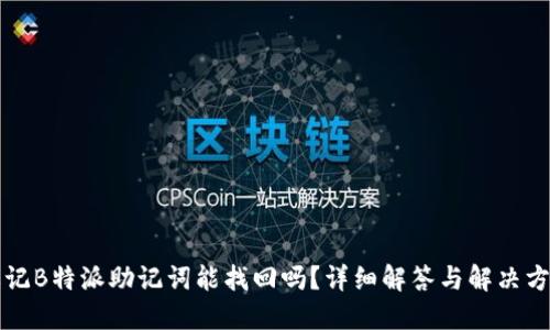 忘记B特派助记词能找回吗？详细解答与解决方案