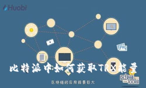 比特派中如何获取TRX能量