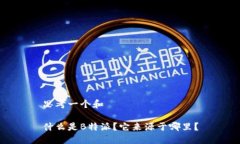 思考一个和什么是B特派？它来源于哪里？